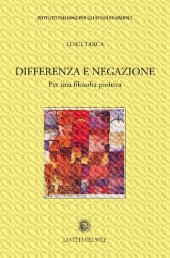 book Differenza e negazione. Per una filosofia positiva