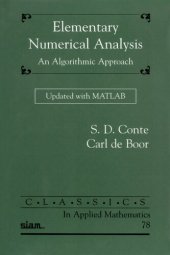 book Elementary Numerical Analysis: An Algorithmic Approach Updated with MATLAB