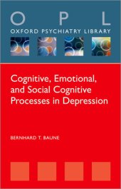 book Cognitive Dimensions of Major Depressive Disorder