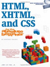 book HTML, XHTML, and CSS For The Absolute Beginner