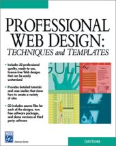 book Professional Web Design: Techniques and Templates (with CD-ROM) (Internet Series)