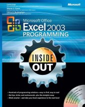 book Microsoft Office Excel 2003 Programming Inside Out