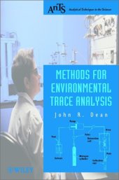 book Methods for Environmental Trace Analysis (Analytical Techniques in the Sciences (AnTs) *)