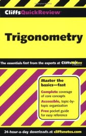 book Trigonometry (Cliffs Quick Review)