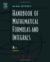 book Handbook of Mathematical Formulas and Integrals, Second Edition