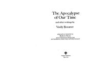 book The Apocalypse of Our Time and other writings