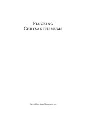 book Plucking Chrysanthemums: Narushima Ryūhoku and Sinitic Literary Traditions in Modern Japan