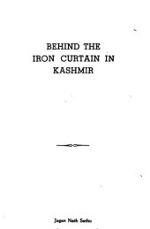 book Behind the iron curtain in Kashmir.