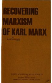 book Recovering Marxism of Karl Marx