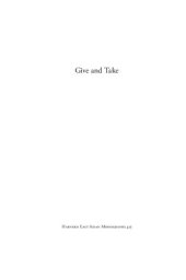 book Give and Take: Poverty and the Status Order in Early Modern Japan