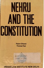 book Nehru and the Constitution