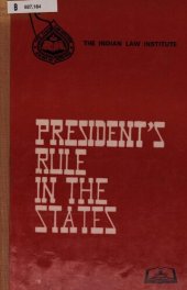 book President's Rule in the States