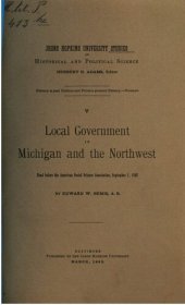 book Local Government in Michigan and the Northwest