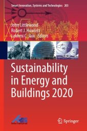 book Sustainability in Energy and Buildings 2020 (Smart Innovation, Systems and Technologies, 203)