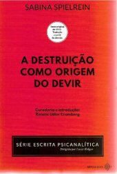 book A destruição como origem do devir