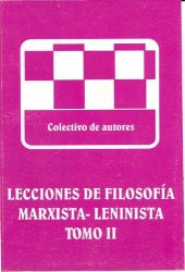 book Lecciones de filosofía marxista-leninista. Tomo II