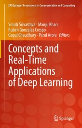 book Concepts and Real-Time Applications of Deep Learning