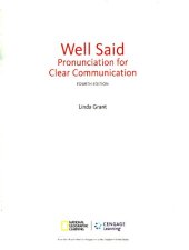 book Well Said. Pronunciation for Clear Communication. 4th ed