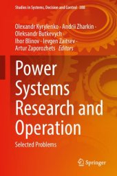 book Power Systems Research and Operation: Selected Problems