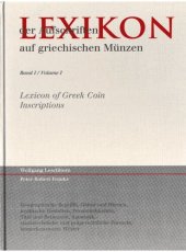 book Lexikon der Aufschriften auf griechischen Münzen = Lexicon of Greek coin inscriptions