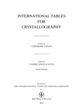 book International Tables for Crystallography Volume E: Subperiodic groups