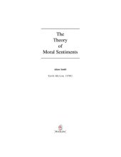 book The Theory of Moral Sentiments