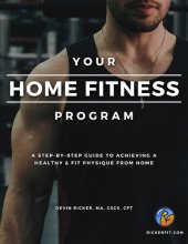 book Your Home Fitness Program: A Step-by-Step Guide to Achieving a Healthy & Fit Physique from Home