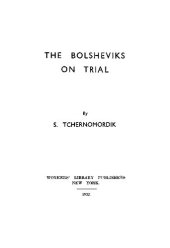 book The Bolsheviks on Trial