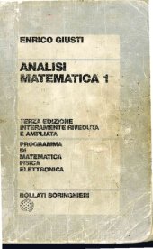 book Analisi matematica (Vol. 1)