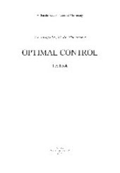 book Optimal control. Textbook