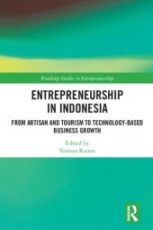 book Entrepreneurship in Indonesia: From Artisan and Tourism to Technology-based Business Growth