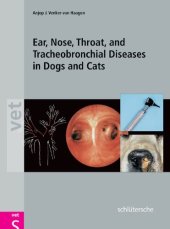 book Ear, Nose, Throat, and tracheobronchial diseases in dogs and cats