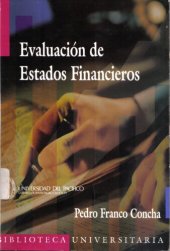 book Evaluación de Estados Financieros: Ajustes por Efecto de la Inflación y Análisis Financiero