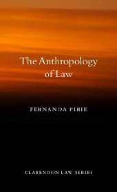 book The Anthropology of Law