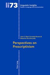 book Perspectives on Prescriptivism