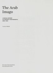 book The Arab Imago: A Social History of Portrait Photography, 1860–1910