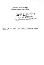 book The Catholic Church and History