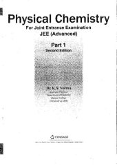 book Physical Chemistry for Joint Entrance Examination JEE (Advanced)