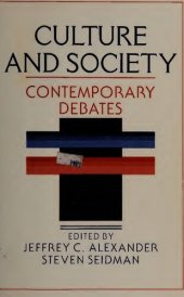 book Culture and Society: Contemporary Debates