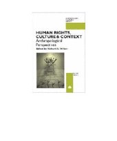 book Human Rights, Culture and Context: Anthropological Perspectives