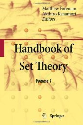 book Handbook of Set Theory