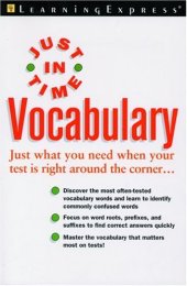 book Just In Time Vocabulary (Just in Time Series)