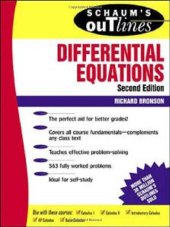 book Schaum's Outline of Differential Equations, 3rd edition (Schaum's Outline Series)