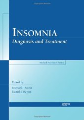 book Insomnia: Diagnosis and Treatment (Medical Psychiatry Series)