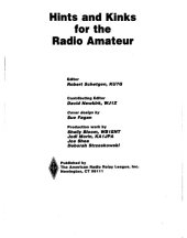 book Hints and Kinks for the Radio Amateur