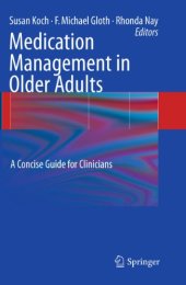 book Medication Management in Older Adults: A Concise Guide for Clinicians