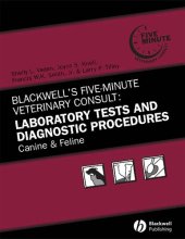 book Blackwell's five-minute veterinary consult. Laboratory tests and diagnostic procedures : canine & feline