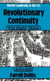 book Revolutionary Continuity: Birth of the Communist Movement 1918-1922