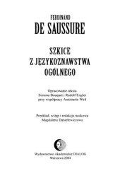 book Szkice z językoznawstwa ogólnego