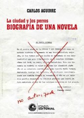 book La ciudad y los perros: Biografía de una novela